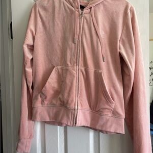 Juicy Couture Light Pink Zip-Up Hoodie